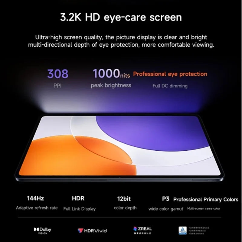 Xiaomi O1 processor 12GB+256GB Hyper OS Pro Soft Tablet PC