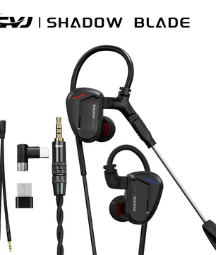 CVJ Metal 3.5mm Hybrid Technology Wired Bluetooth Earphones