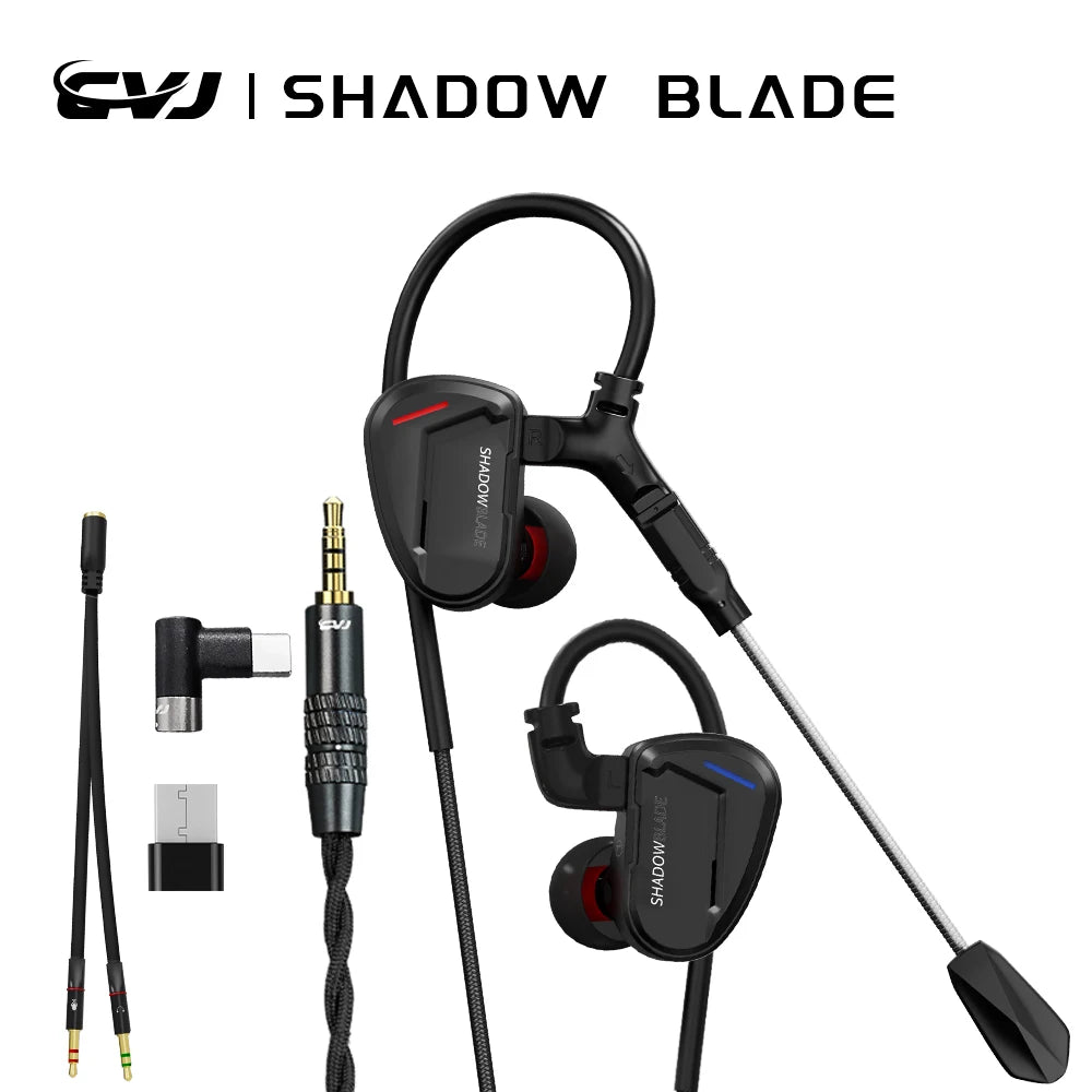 CVJ Metal 3.5mm Hybrid Technology Wired Bluetooth Earphones