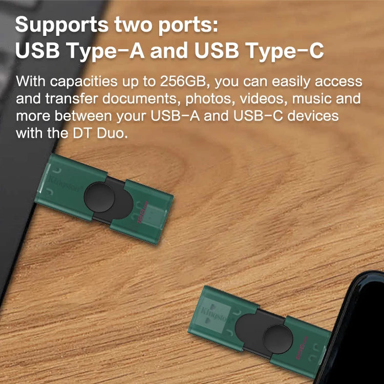 Type-C and USB-A Pendrive Original U Disk for iPhone 15 Smartphone