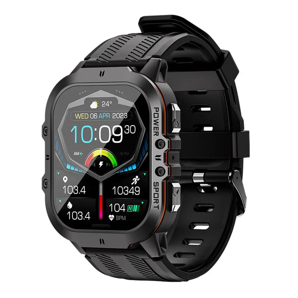 BT5.2 Waterproof Android Square Shaped Multiple Display Smartwatch