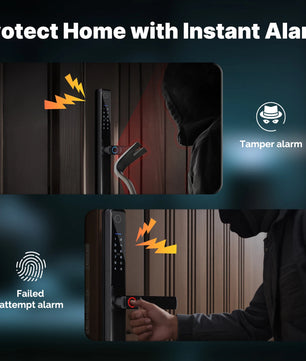 Aluminum Alloy Bluetooth Compatible Electronic Smart Door Lock