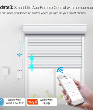 Moes Plastic Remote Control Smart WIFI Chain Roller Curtain Motor