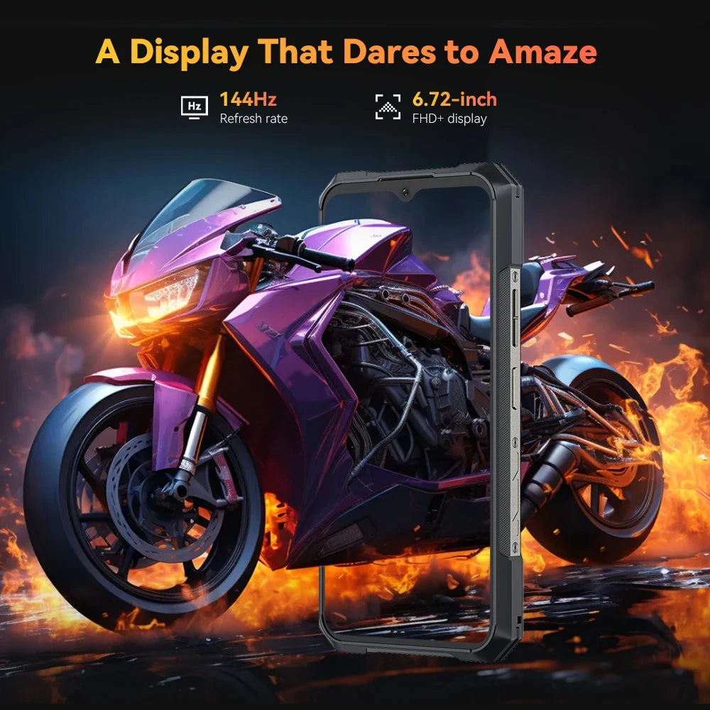 10200mAh 6.72" 256GB Android KINGKONG X PRO 5G Rugged Smartphone