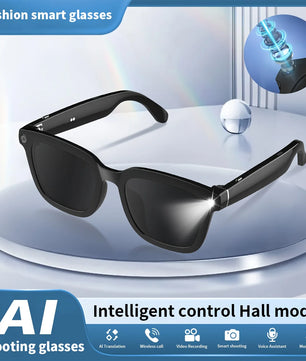 500W 230mAh HD Photo Video Music Bluetooth Record Smart Glasses