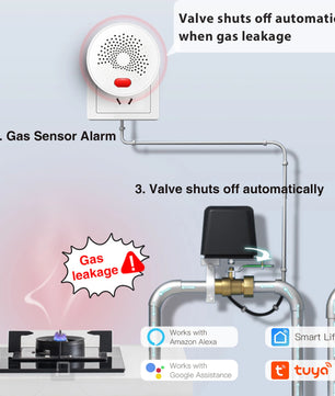 Bseed Plastic Smart Gas Leakage Alarm Detection Optical Sensor