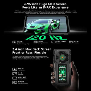 32GB+512GB Armor 33 Pro Rugged 5G Dual Screen Smartphones