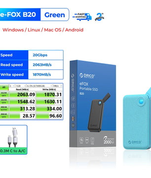 512GB - 2TB External Solid State Drive For Laptop And Desktop