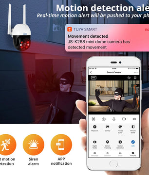 Kerui 5MP Night Vision High Speed Auto Tracking Dome Camera