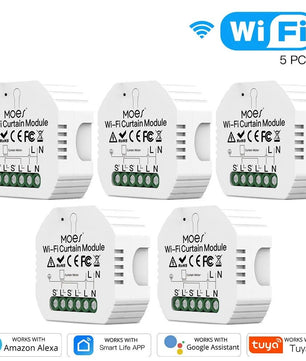 Moes Plastic Automatic WIFI Roller Shutter Curtain Smart Module