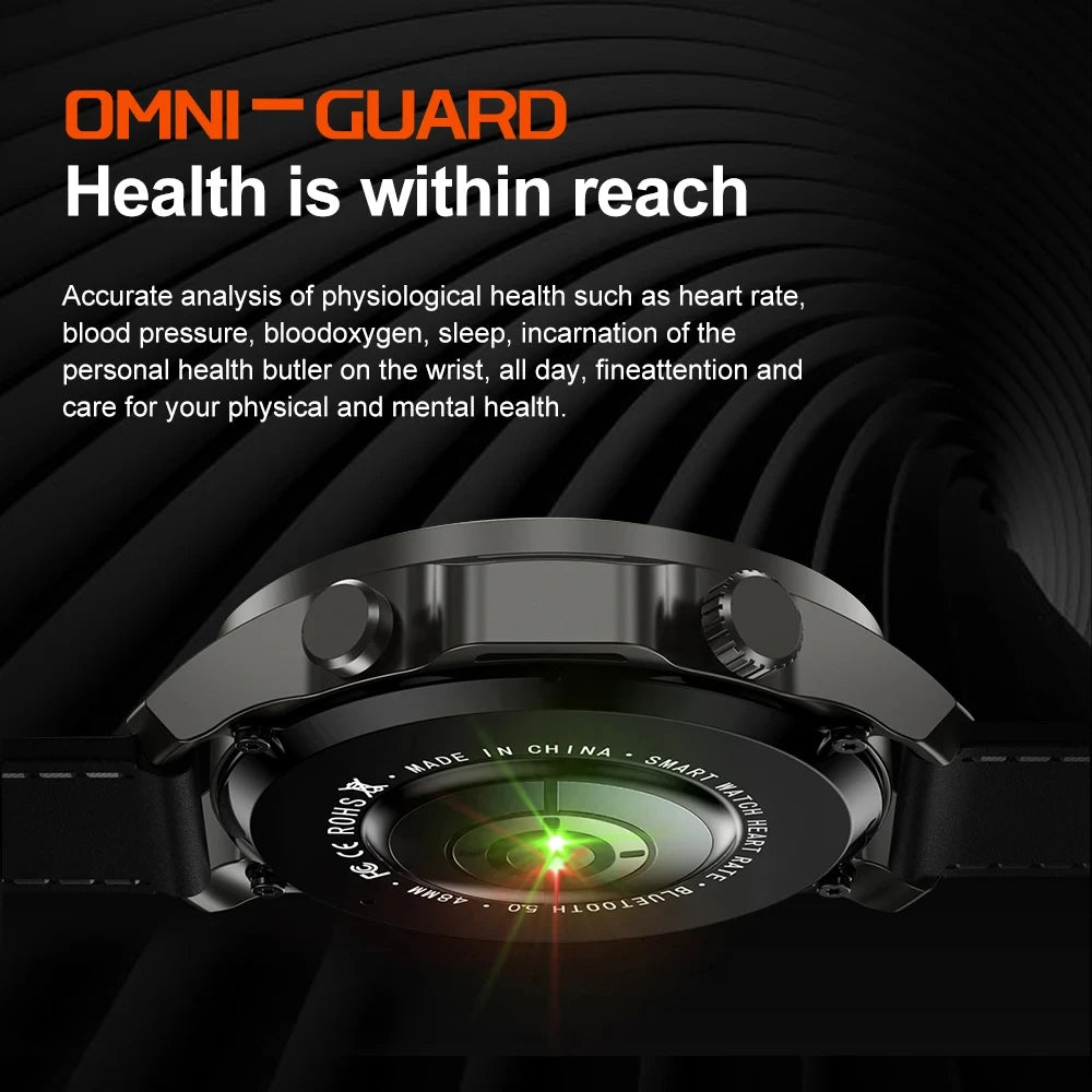 Alloy Waterproof Android Round Shaped Bluetooth Smartwatch