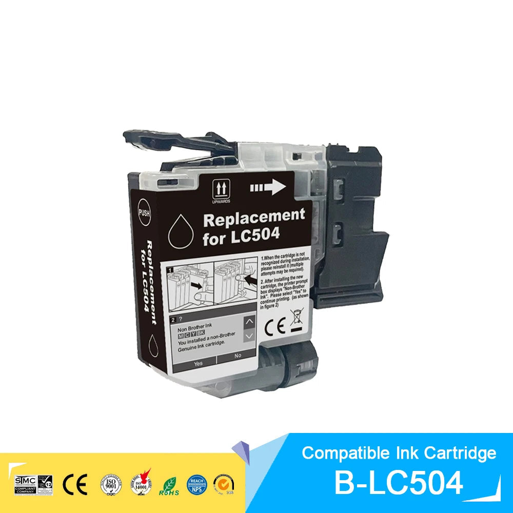 LC504 LC-504 Compatible Ink Cartridge For Brother MFC-J1355DW Series