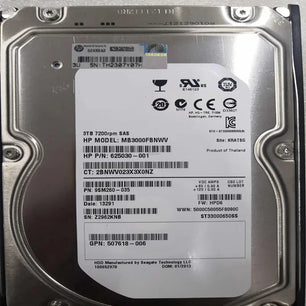 6Gbps 7200RPM SAS 3TB Internal Hard Disk Drive For Desktop
