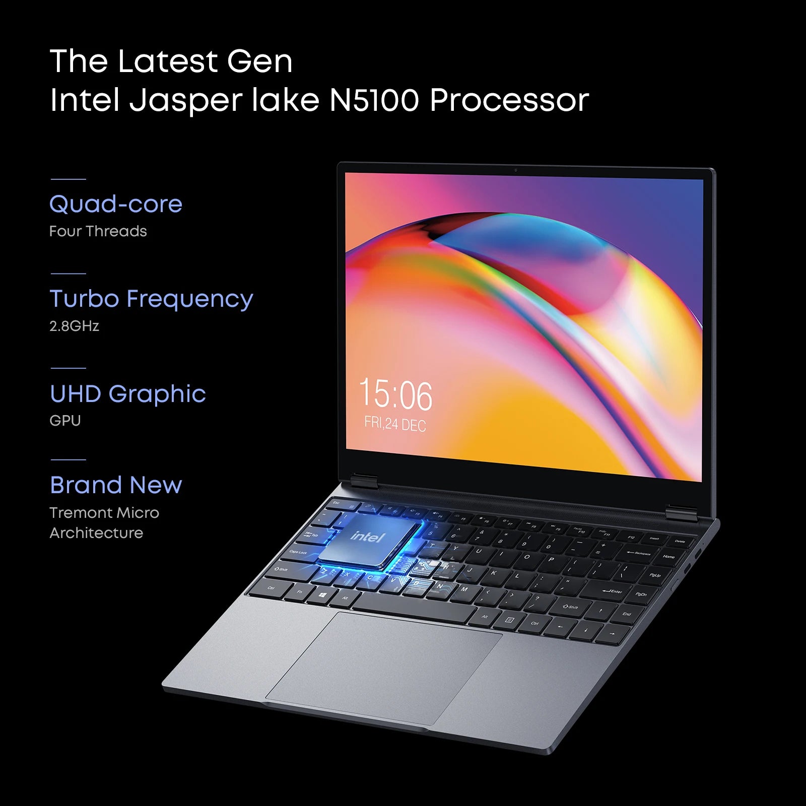 13.5 Inch FreeBook N100/i3-1215U Quad Core 12GB Touch Screen Laptop