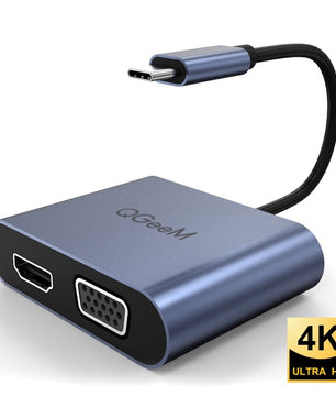 Aluminum Alloy USB Type C HDMI Cable Splitter Adapter For Xiaomi