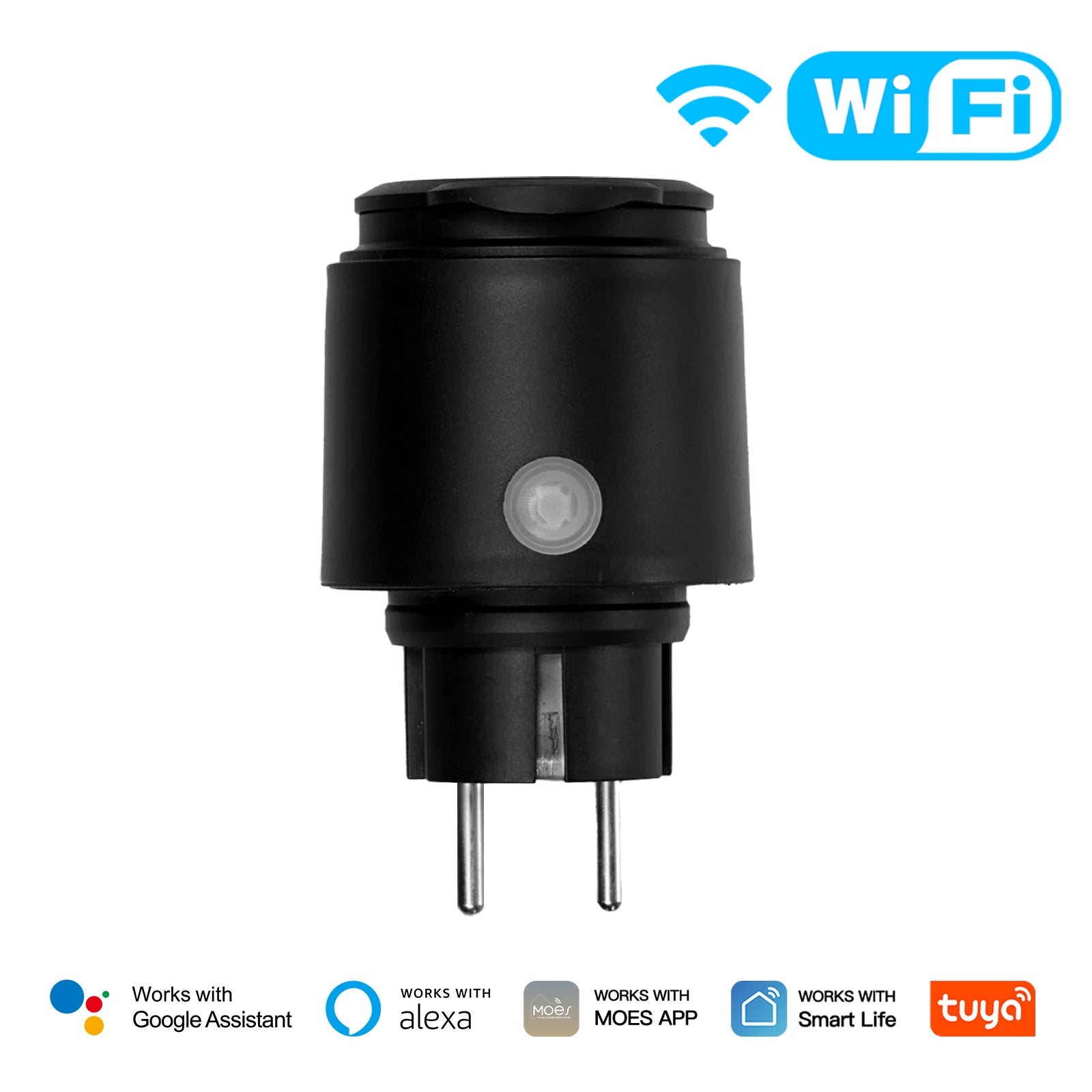 MOES 16A EU Socket WiFi Smart Plug with Alexa Google Home