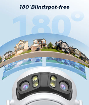 IP66 15MP Three Lens Wifi Outdoor 5X Digital Zoom Surveillance Camera