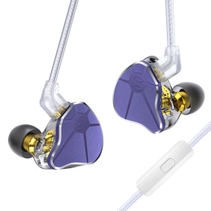 10mm Metal Wired High Dynamic Vocalism 2Pins Music Earphones