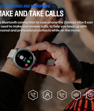 Steel Amoled Display Waterproof Android Round Shaped Smartwatch