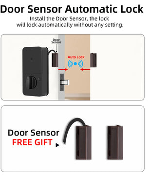 Zinc Alloy Fingerprint Bluetooth Deadbolt Reversible Password Lock