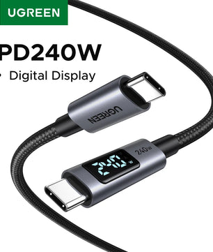 Ugreen PD3.1 240W Digital Display Type-C Charging Cable