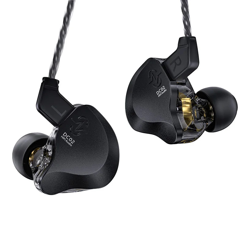2 Pins Metal Dynamic Vocalism Bluetooth Ear Monitor Wire Headphone