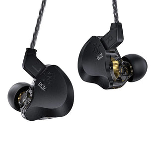 2 Pins Metal Dynamic Vocalism Bluetooth Ear Monitor Wire Headphone