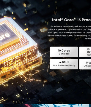 CHUWI 8GB RAM 256GB SSD Intel i3-1220P Desktop Computer