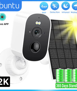 1080p 4MP Wireless Solar Human Detection Security Protection Camera
