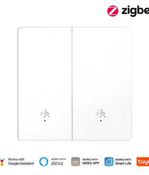 Moes Tuya Smart Human Presence Radar Detection Wall Light Switch