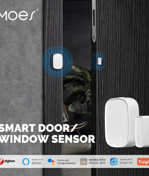 Moes Plastic 2.4GHz Smart Window Door Gate Sensor Detector