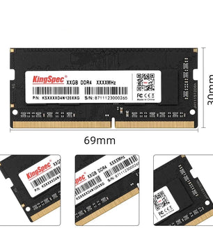 KingSpec 1.2V 260 Pins DDR4 3200 MHz Memory RAM For Laptop