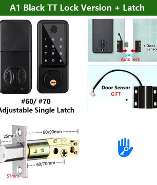 RayKube Aluminium Alloy Fingerprint Digital Smart Door Lock