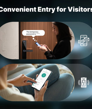 Aluminum Alloy Bluetooth Compatible Electronic Smart Door Lock