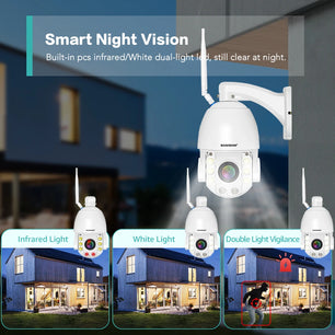 Boavision 8MP WIFI Night Vision Two Way Audio Dome Camera