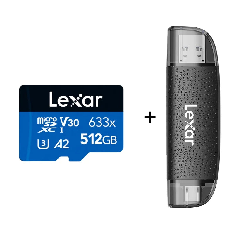 64GB - 512GB 633X V30 C10 U3 Micro SD Card Reader – JDStore Tech
