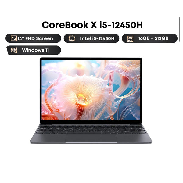 512GB CoreBook X i5-12450H IPS Screen 14 Inch Windows 11 Laptop