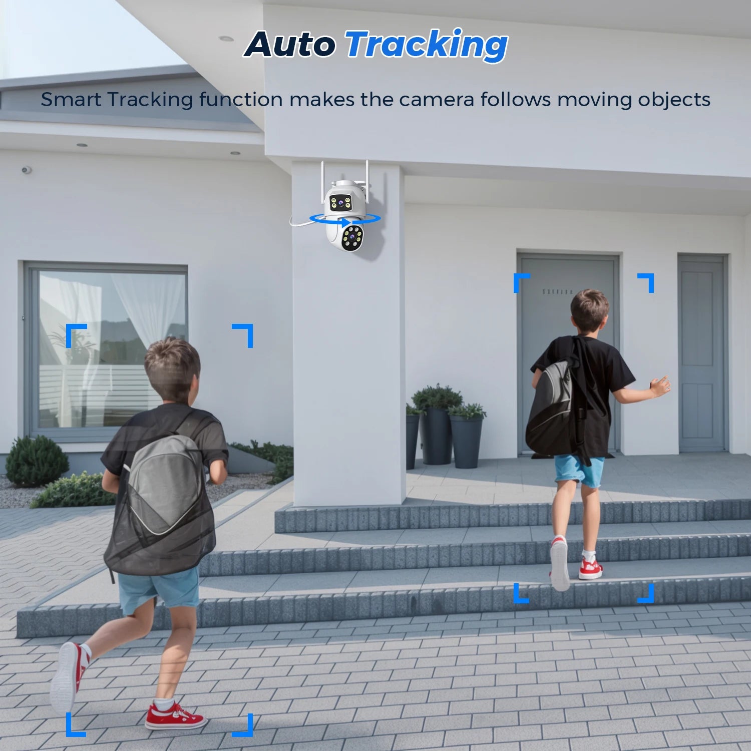 IP66 8MP Dual Lens Wifi Outdoor Surveillance Dome Camera