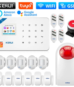 Kerui Plastic Smart Wireless Motion Detector Security Sensor Kit