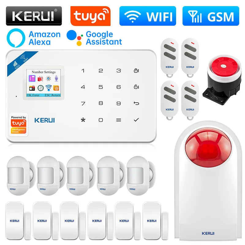 Kerui Plastic Smart Wireless Motion Detector Security Sensor Kit