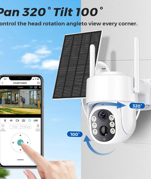 4MP Wireless Solar Human Detection Surveillance Camera