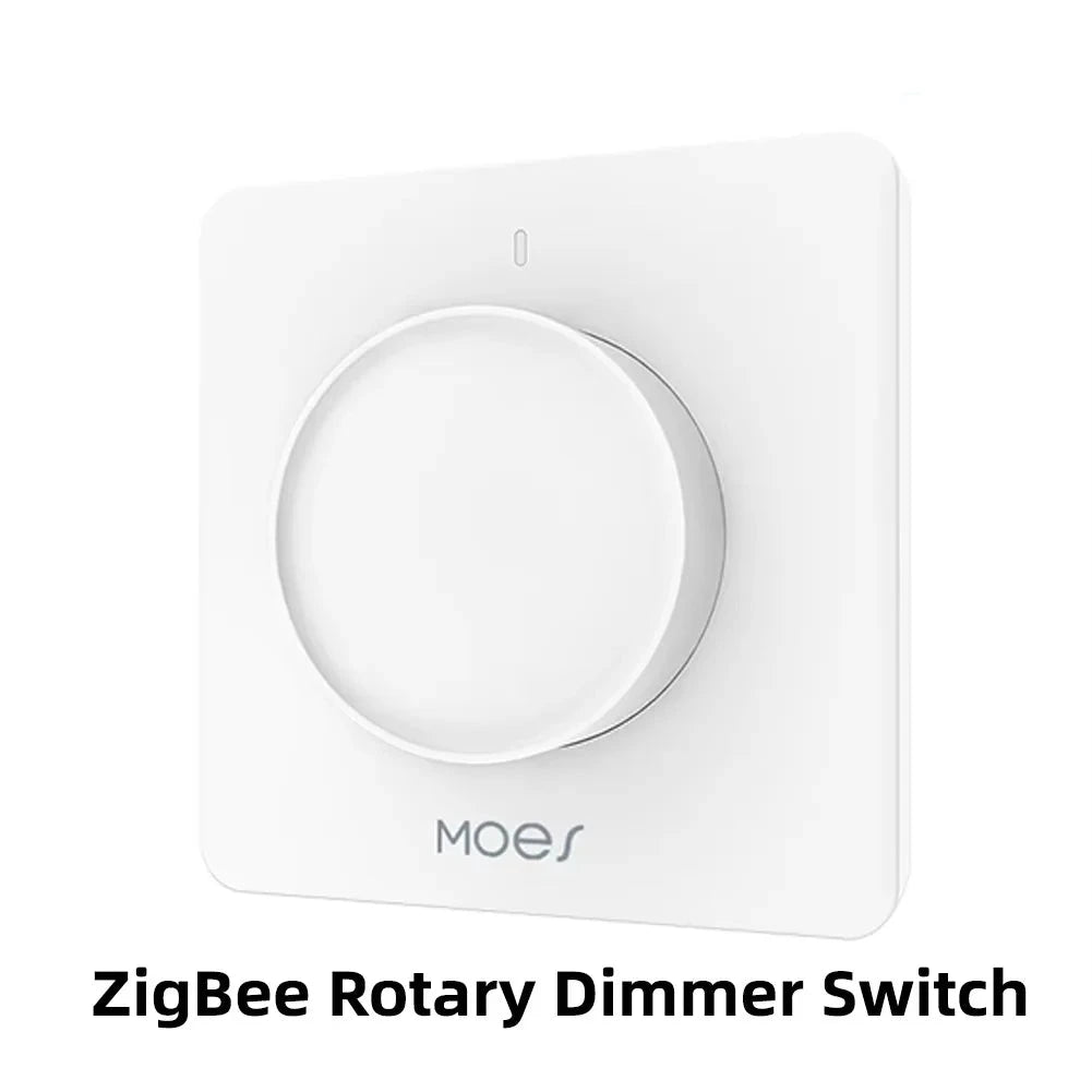MOES ZigBee Rotary Touch Tuya APP Alexa Google Smart Dimmer Switch