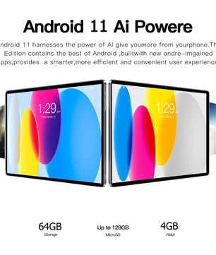 5000mAh 5MP 4GB RAM 64GB ROM Fast Charging 10.1 Inch Tablet