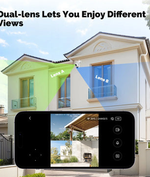 Moes 2.4GHz 8MP Outdoor Waterproof Auto Track Two Way Camera