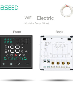 Bseed Alloy LED Touch Screen Wifi APP Control Thermostat Module