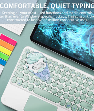 Plastic 2.4G Rechargeable Bluetooth Wireless Keyboard Mouse Kit