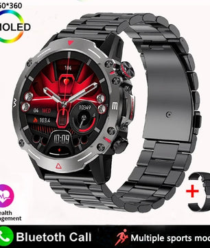 Silica Gel Amoled Display Waterproof Android Round Shape Smartwatch