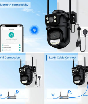 IP66 8MP Digital Zoom WIFI Outdoor Waterproof Surveillance Camera