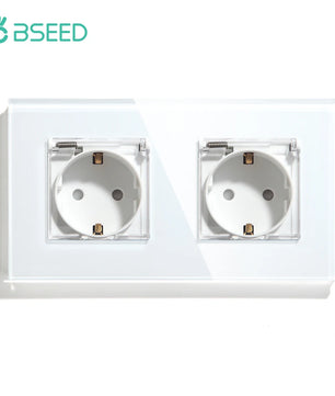 Bseed 16A Glass Panel Wireless WIFI Control Smart Power Socket