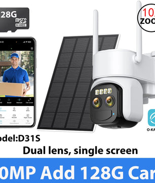 10MP 10X Zoom Solar Wireless Outdoor HD Surveillance Camera